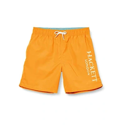 Abbildung von Hackett Jungen Badeshorts Logo Volley B, Orange (135orange 135), 92 (Herstellergröße: K02)