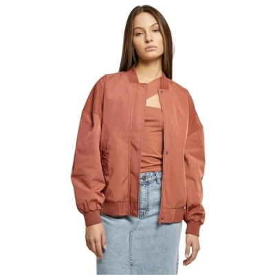 Abbildung von Urban Classics Bomberjacke, Damen, Größe: Large, Terracotta