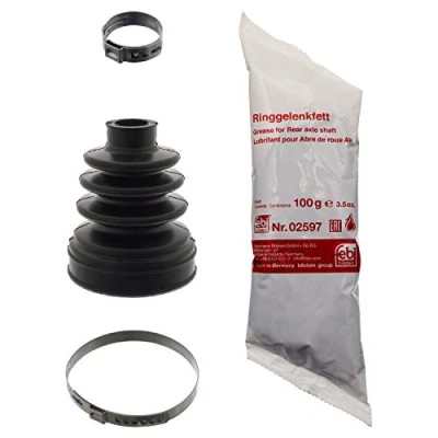 Abbildung von FEBI BILSTEIN 100206 Achsmanschette getriebeseitig, Vorderachse Gummi OPEL: Corsa D Schrägheck, SUZUKI: SWIFT 3, TOYOTA: Yaris II Schrägheck