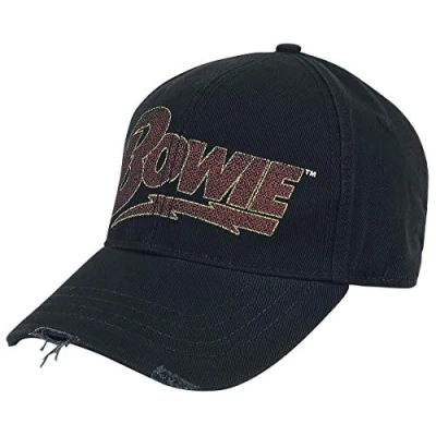 Abbildung von David Bowie Flash Logo Cap schwarz