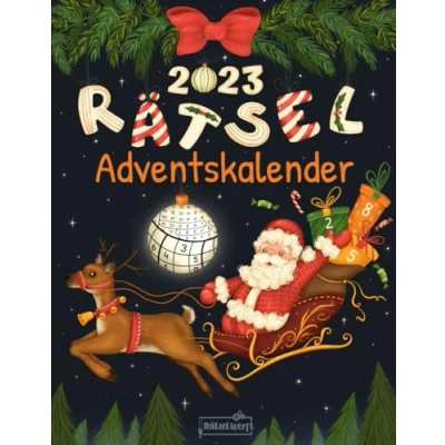 Abbildung von Rätsel Adventskalender 2023: Der Weihnachtskalender mit 72 Rätseln in großer Schrift für Erwachsene, Senioren &amp; Rentner