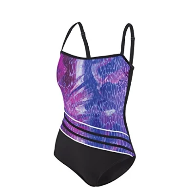 Abbildung von Beco Beermann Damen Badeanzug, C Cup Power of Nature, lila/Schwarz, 44
