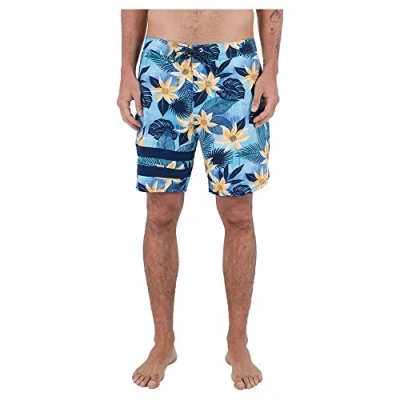 Abbildung von Hurley Herren Phantom eco Block Party 18&#039; Badeshorts f r Herren, Meerblick, 28 EU