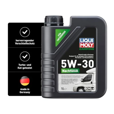 Abbildung von LIQUI MOLY Camping Nachfüllöl 5W 30 1 L Motoröle Art. Nr.: 21814