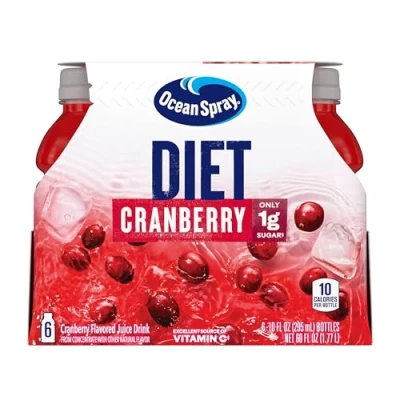 Abbildung von Ocean Spray Diet Cranberry Juice Drink, 10 Ounce Bottles, 6 Count