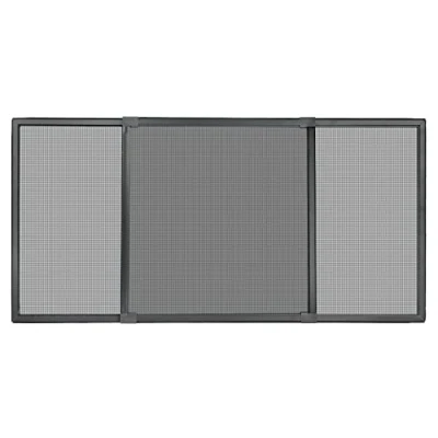 Abbildung von SCHELLENBERG Insektenschutz Fensterrahmen, ausziehbares Fliegengitter Schiebefenster mit Rahmen, (1 St), 50x75142 cm oder 75x100193 cm, weiß anthrazit