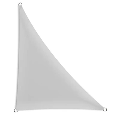Abbildung von Schramm® Sonnensegel dreieckig in verschiedenen Größen und Farben Sonnenschutz Sichtschutz Windschutz, Farbe:grau, Größe:4 m x 4 5.65