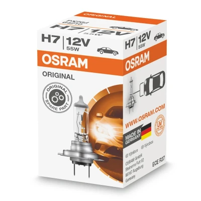 Abbildung von OSRAM 64210L Glühlampe, Fernscheinwerfer H7 12V 55W 3200K Halogen VOLKSWAGEN: Polo IV Schrägheck, V DACIA: SANDERO 2