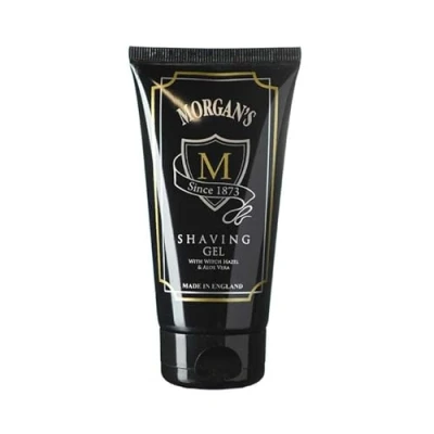 Abbildung von Morgan&#039;s Pomade Rasiergel für glatte und präzise Rasur, Weichmacht die Haut das Gesichtshaar reduziert Irritationen, mit Witch Hazel Aloe Vera 150ml
