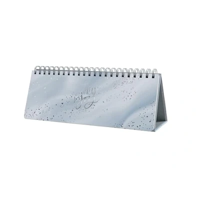 Abbildung von SIGEL JP105 Wochenplaner undatiert, Tischkalender ohne Datum, 100 g/m², Hardcover, 53 Wochen, 124 Seiten, Glittery Joy, vegan, aus nachhaltigem Papier, Jolie