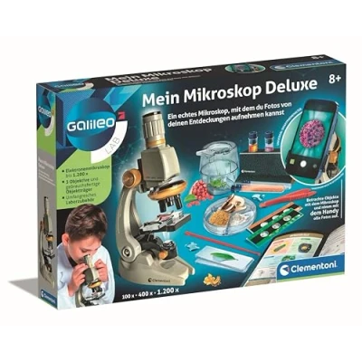 Abbildung von Clementoni® Experimentierkasten Galileo, Mein Mikroskop Deluxe