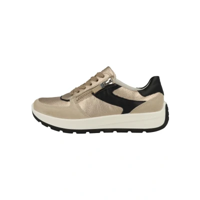 Abbildung von ara NEW YORK Sneaker low shellsandblack, Damen, Größe: 36.5, Shell sand black Schuhe
