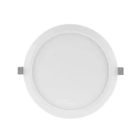 Abbildung von LEDVANCE Flache Downlight mit sehr schlankem Gehäuse und integriertem Treiber energiesparend, Deckenauschnitt 210, 18W, kalt weiß DL SLIM DN 210 18 W 4000 K WT