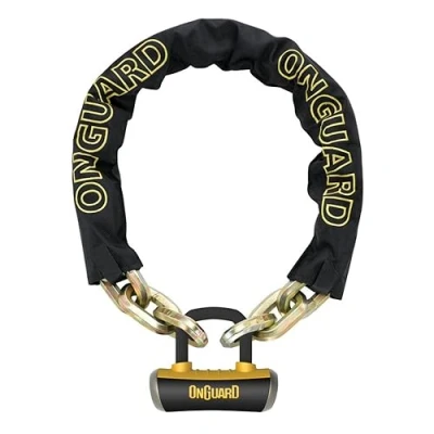 Abbildung von ONGUARD 8016 Beast Kette Mit Bügelschloss, schwarz, 110 x 3 4 cm