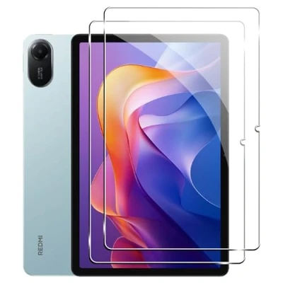 Abbildung von Rojeuinn Schutzglas Kompatibel mit Xiaomi Pad 6 Panzerfolie Schutzfolie,[2 Stück und 2 Kameraschutz],9H Härte Anti Kratzen Displayschutz,HD Displayschutzfolie