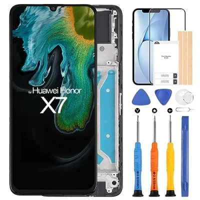 Abbildung von ARSSLY LCD Bildschirm für Huawei Honor X7 CMA LX2 LX1 LX3 6,74 Zoll Display Digitazer Touchscreen Assembly mit Werkzeugen (Schwarz Rahmen)
