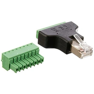 Abbildung von Delock Adapter Terminalblock &gt; RJ45 Stecker