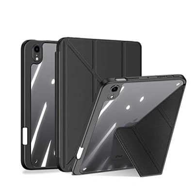 Abbildung von DUX DUCIS [Magi] Series Hülle, entworfen für Apple iPad Mini 6, mit Pencil Halter &amp; Auto Sleep Wake Schwarz