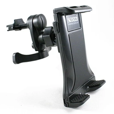 Abbildung von scozzi KFZ Tablet Halterung Auto Lüftung Lüftungsgitter Halter zB kompatibel mit Apple iPad,Lenovo,Samsung Galaxy Tab S9 S8 S7 S6 A7 A E P12 P11 Yoga 13 11 M10 M8 FE Lite Air Mini Plus Pro