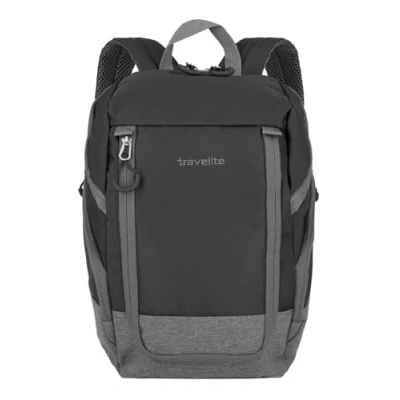 Abbildung von Travelite Basics Rucksack schwarz/grau 96290 01