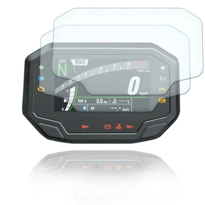 Abbildung von Tachoschutzfolie Displayschutzfolie passend für Kawasaki Versys 650 2022+ 9H Nano Glas Technologie