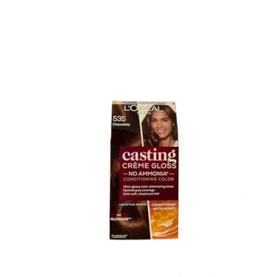 Abbildung von 3 x L&#039;Oreal Paris Casting Creme Gloss Conditioning Colour 535 Chocolate