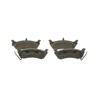 Abbildung von BOSCH 0 986 424 648 Bremsbelagsatz Low Metallic mit akustischer Verschleißwarnung Anti Quietsch Blech, Montageanleitung