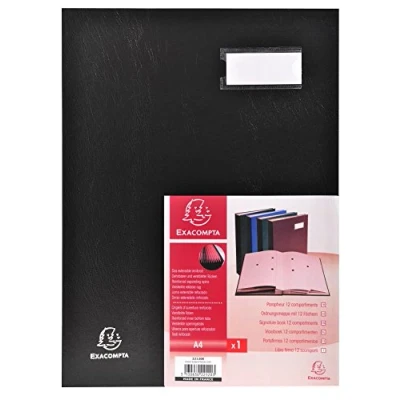 Abbildung von Exacompta Réf. 340005E Paquet 100 chemises semi rigides SUPER 160 g/m2 aux couleurs pastel certifiées PEFC™ dimensions 24 x 32 cm pour formart A4 couleur canari