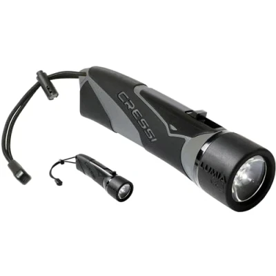 Abbildung von Cressi Unisex Adult Lumia+ Torch, Schwarz/Silber, ONE Size