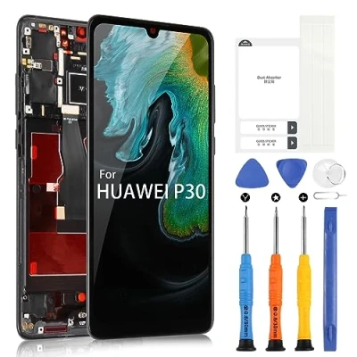Abbildung von ARSSLY OLED LCD Display für Huawei P30 ELE L29 L09 AL00 TL00 L04, Touchscreen, Digitizer Assembly mit Werkzeug (schwarz Rahmen)
