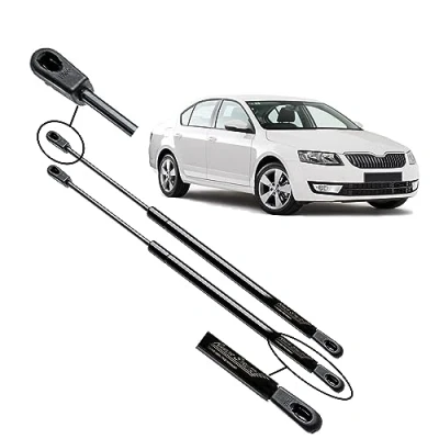 Abbildung von Ramor Strutz 2x Gasfeder Dämpfer Heckklappe Kompatibel mit Skoda Octavia 3 (5E3, NL3, NR3) 2012 2020. Gasdruckfeder Heckklappendämpfer Ersatz für 5E5827550R und Andere.
