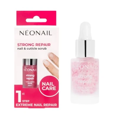 Abbildung von NEONAIL Strong Repair Nail and Cuticle Scrub Nagel und Nagelhautpflege Feuchtigkeitsspendendes Peeling für gesunde, elastische Nägel &amp; zarte Nagelhaut 6,5ml