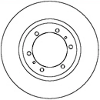 Abbildung von MAPCO 45546 Bremsscheibe Vorderachse 276 24 6 Belüftet MITSUBISHI: L400 / Space Gear Bus