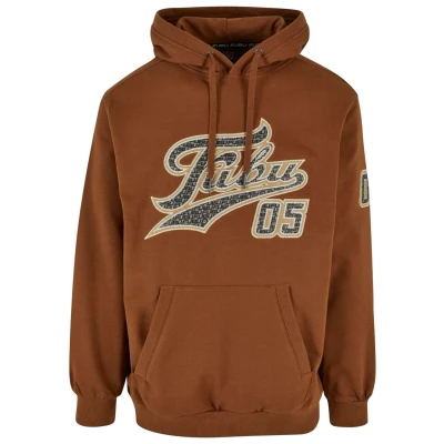 Abbildung von FUBU Varsity Heavy Kapuzenpullover, Herren, Größe: Large, Brown