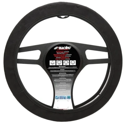Abbildung von Simoni Racing CVT/10N Black Face Universal Lenkrad Abdeckung, Schwarz
