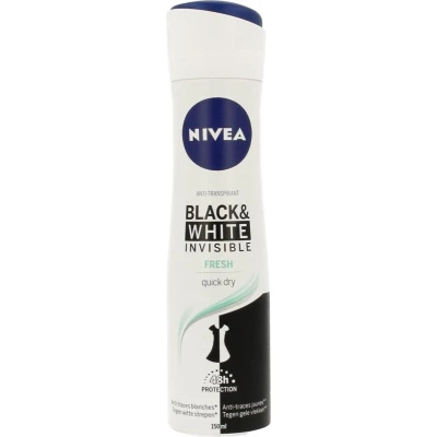 Abbildung von NIVEA Black&amp;White 48 H Invisible Fresh Antitranspirant Spray für Damen 150 ml