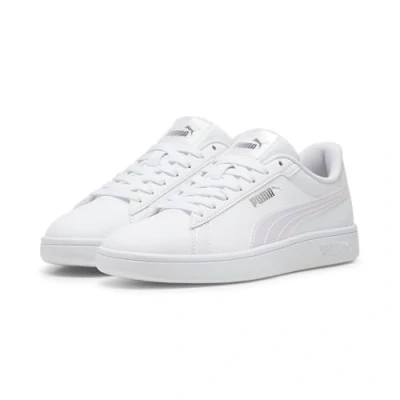 Abbildung von Puma Smash 3.0 HOLO Sneaker low whitemauve mist silver für Kinder, Größe: 36, White mauve Schuhe