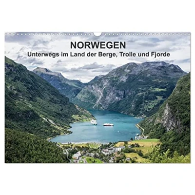 Abbildung von Norwegen Unterwegs im Land der Berge, Trolle und Fjorde (Wandkalender 2025 DIN A3 quer), CALVENDO Monatskalender