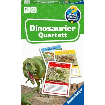Abbildung von Ravensburger Spiel 22359 Wieso? Weshalb? Warum? Dinosaurier Quartett ...