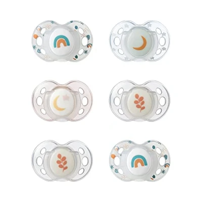 Abbildung von Tommee Tippee Ultra light Silikonschnuller, Symmetrische Kiefergerechte Form, BPA frei