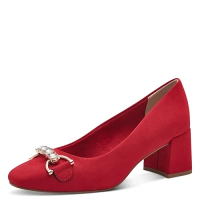 Abbildung von MARCO TOZZI Damen Pumps mit Blockabsatz Vegan, Rot (Red), 41 EU