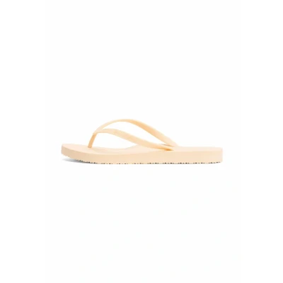 Abbildung von Tommy Hilfiger Textured LOGO Flipflops Badezehentrenner, Damen, Größe: 36, Pale orange Schuhe
