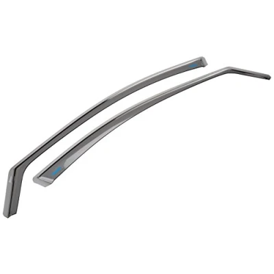Abbildung von ClimAir Car Comfort Windabweiser kompatibel mit Chevrolet Cruze 4/5 türer 2009 2016, Rauchgrau