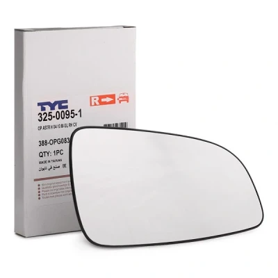 Abbildung von TYC 325 0095 1 Außenspiegelglas rechts OPEL: Astra H Limousine, Schrägheck, Caravan kfzteile, kfzteile24, bandel online, bandel, atp