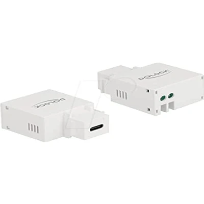 Abbildung von Delock Keystone Modul mit USB Type C™ Ladebuchse 2,1 A weiß