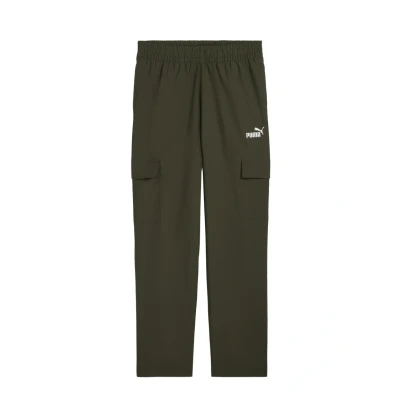 Abbildung von Puma Essentials LOGO Gewebte Cargohose, Herren, Größe: XXL, Dark olive