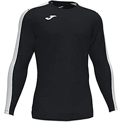 Abbildung von Joma Herren Academy Langarm T Shirt, Schwarz weiss, S EU
