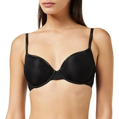 Abbildung von Calvin Klein Underwear DEMI Tshirt BH, Damen, Größe: 65C, Black