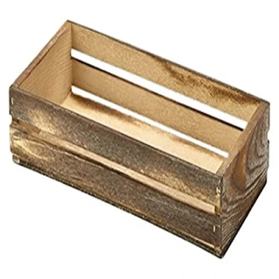 Abbildung von Genware NEV TR215 Holzkiste, rustikal dunkle Oberfläche, 25 x 12 5 cm