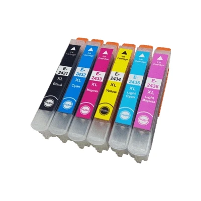 Abbildung von Kompatibel Rabattpaket! Epson 24XL 6 farben BK C M Y LC LM 65 ml